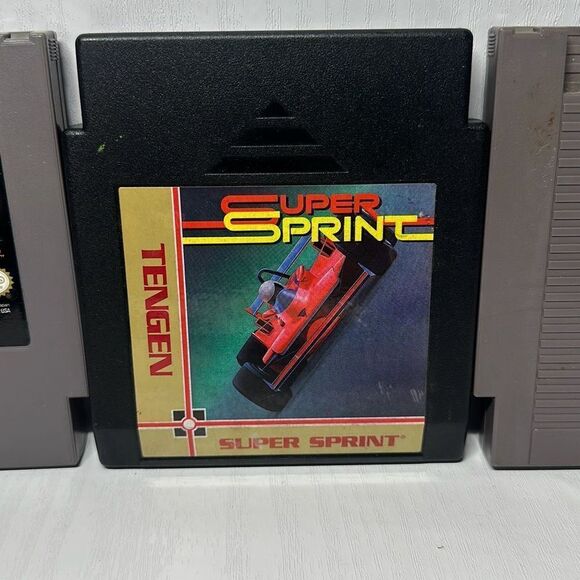 Nintendo NES Game Super Sprint Bases Loaded 2 and MLB Major League Baseball - Picture 3 of 7